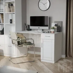 2.03.06.030.1 КАСТОР стол письменный 116х65 RU белый