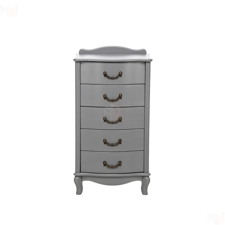 Комод Leset "Джульетта" узкий (5 ящ.) (Серый ясень)