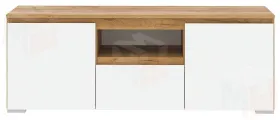 Тумба TV  ГРЕТТА Дуб Крафт золотой - Белый