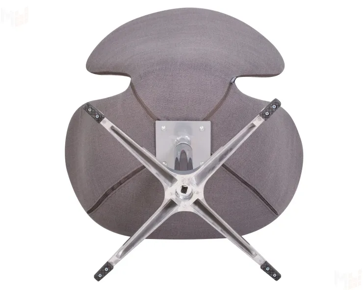 Кресло дизайнерское DOBRIN SWAN (серая ткань IF11)