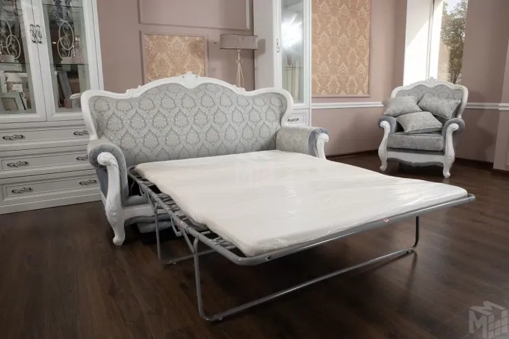 Диван Мишель 3х местный белый матовый