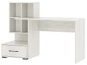 Компьютерный стол ПКС-10 Дуб Крафт белый