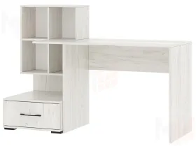 Компьютерный стол ПКС-10 Дуб Крафт белый