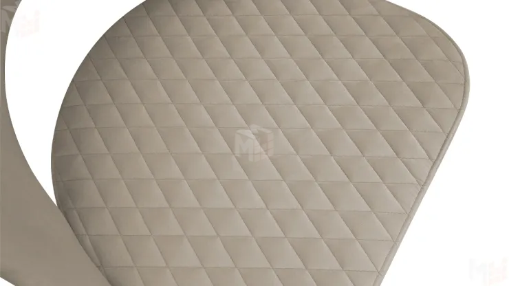 Стул Гэтсби К4  Белый матовый, Велюр Confetti Smoke