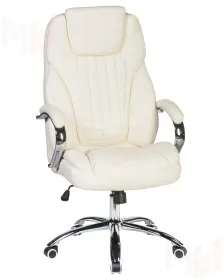 Офисное кресло для руководителей DOBRIN CHESTER (кремовый)