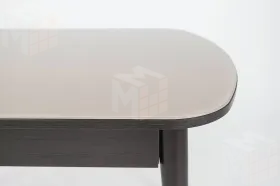 Стол раскладной Хоста с цилиндрическими опорами Капучино