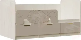 Детская кровать Юниор-4 (1,6) шарли мокко