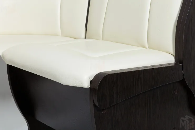 Кухонный уголок Орхидея (венге/кожзам Крем)