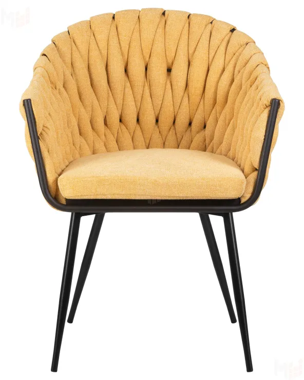 Стул обеденный DOBRIN MATILDA (жёлтая ткань (LAR 275-8))