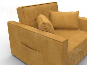 Кресло-кровать Лига-104 (80) ( BRUT 10 желтый )