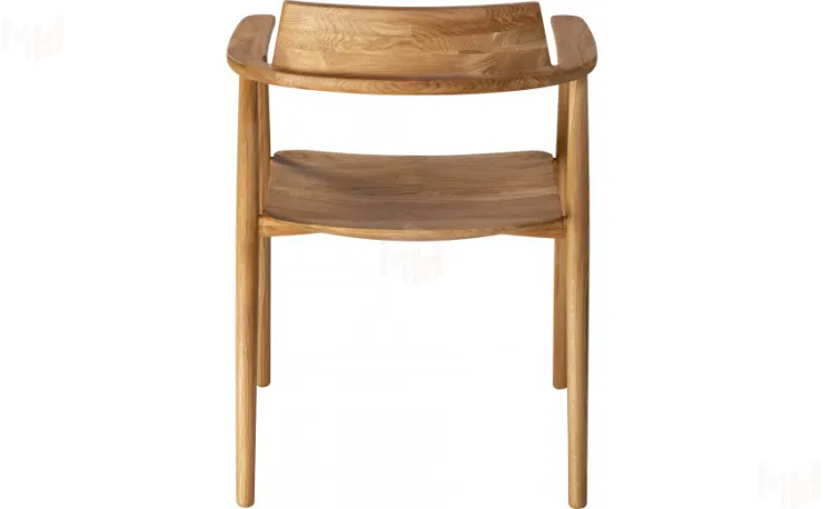 Кресло деревянное из массива дуба Сэн Дуб светлый