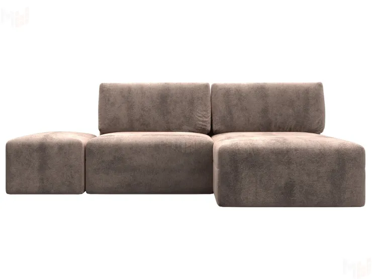 Диван угловой модульный с пуфом Лига-060 НПБ угол универсальный