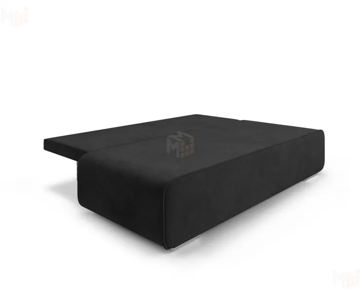 Диван еврокнижка Марк Велюр черный HB-178/17