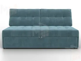 Диван прямой Лига-107 (160) ( SEVEN 113 бирюзовый )