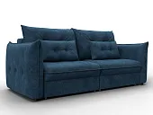 Диван прямой Лига-100 НПБ ( BRUT 11 синий )