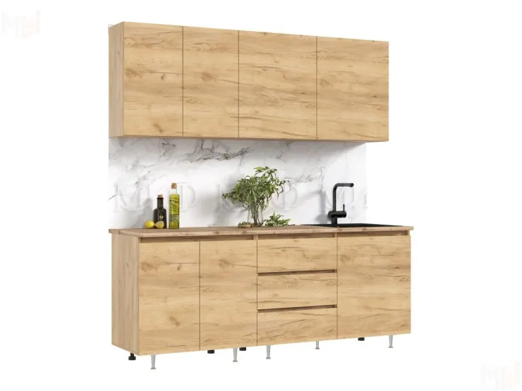 Кухня Челси 2,0 комп №2 (Дуб крафт)