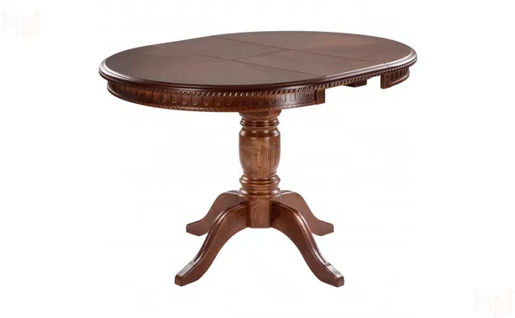 Стол деревянный раскладной Лорель D90 Миланский орех