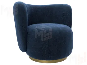 Кресло Лига-072 ( шенилл RIMINI 10 синий )