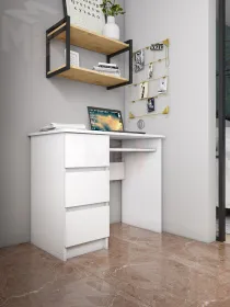 Стол письменный Мори МС-6 белый