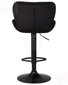 Стул барный DOBRIN BARNY BLACK (черный велюр (MJ9-101))