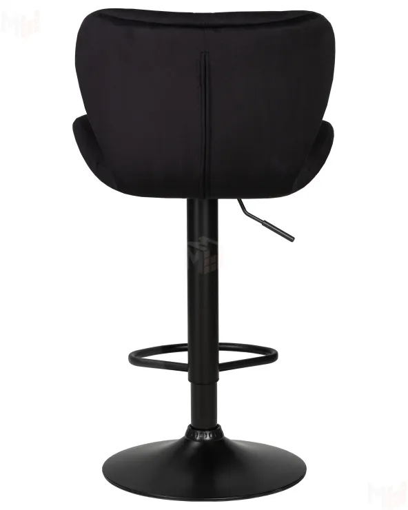 Стул барный DOBRIN BARNY BLACK (черный велюр (MJ9-101))