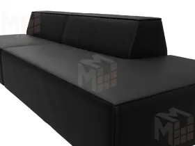 Диван прямой модульный Монс Модерн правый ( GRIFON 18 черный )