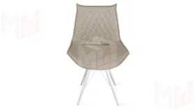 Стул Фэнди К3 Белый матовый, Велюр Confetti Smoke