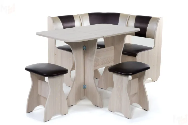 Кухонный уголок Тюльпан мини (ясень 221/101)