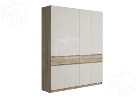 Шкаф Бостон ШК-004 (крафт серый/кашемир)