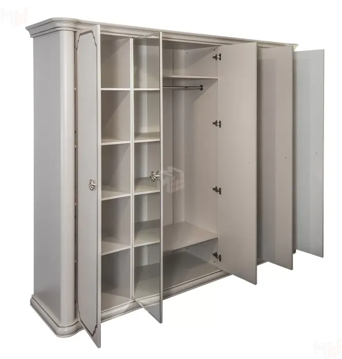 Шкаф Лали 5-дверный бежевый