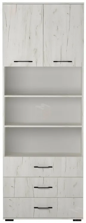 Шкаф с 3-мя ящиками ИТАЛИЯ ШК3Я-800 Крафт белый