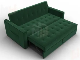 Диван прямой Лига-104 (160) ( SEVEN 626 зеленый )