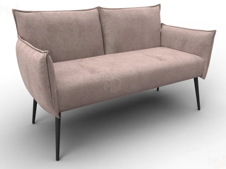 Диван прямой Лига-083 ( велюр TOWER 05 бежевый )