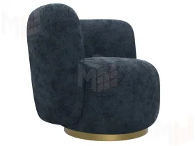 Кресло Лига-072 ( шеннил CRUZ 79 синий )