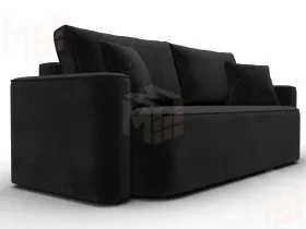 Диван прямой Лига-118 НПБ ( SEVEN 35 черный )