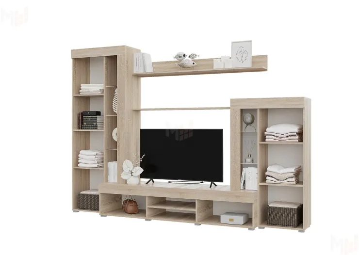 Гостиная Дельта ЛДСП (Сонома/Белый)