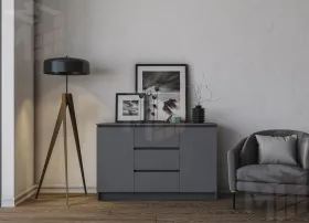 Комод Мори 1200.3 графит