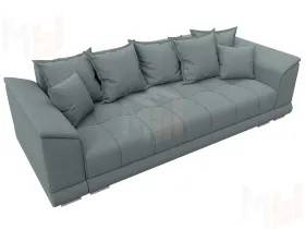 Диван прямой НордСтар НПБ ( Амур 07 серый )