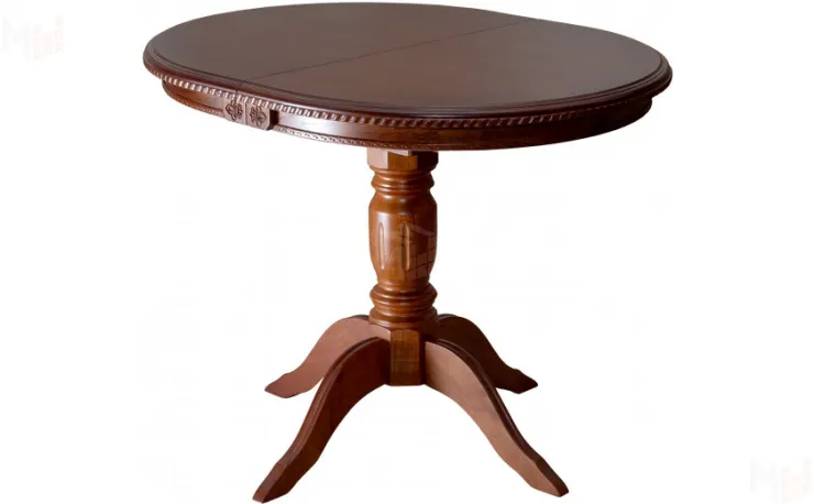 Стол деревянный раскладной Лорель 100 Миланский орех