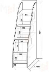 Детская мебель Фанки Кидз Классика, комната №2