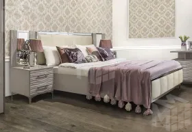 Кровать Гравита 180x200 см серый камень глянец