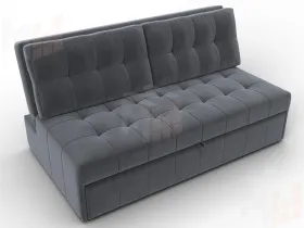 Диван прямой Лига-107 (160) ( SEVEN 17 серый )