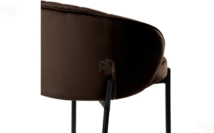 Полубарный стул Миэль coffee/черный