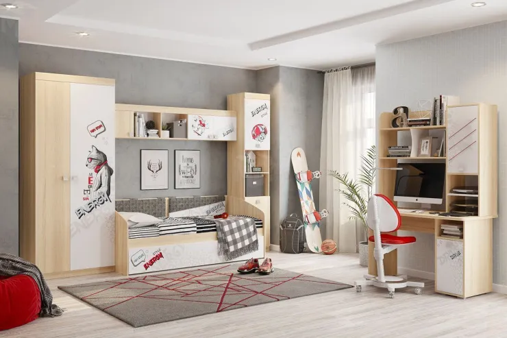 Шкаф двухстворчатый Энерджи