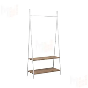 Вешалка гардеробная Leset Стилвуд 22 (Белый/Дуб крафт золотой)