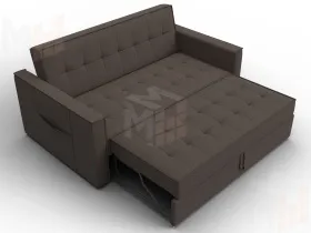 Диван прямой Лига-104 (140) ( Амур 05 коричневый )