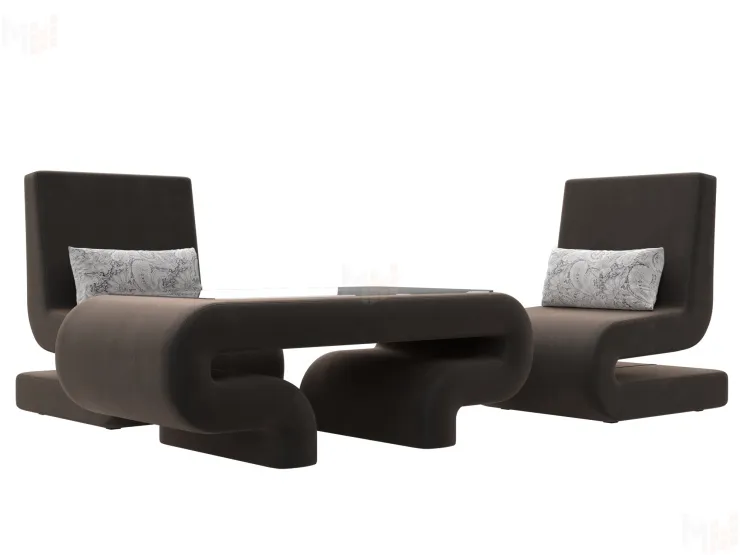 Набор Волна-3 (стол, 2 кресла)