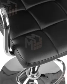 Стул барный DOBRIN KRUGER ARM (чёрный)