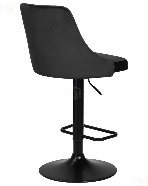 Стул барный DOBRIN JOSEPH BLACK (черный велюр (MJ9-101))