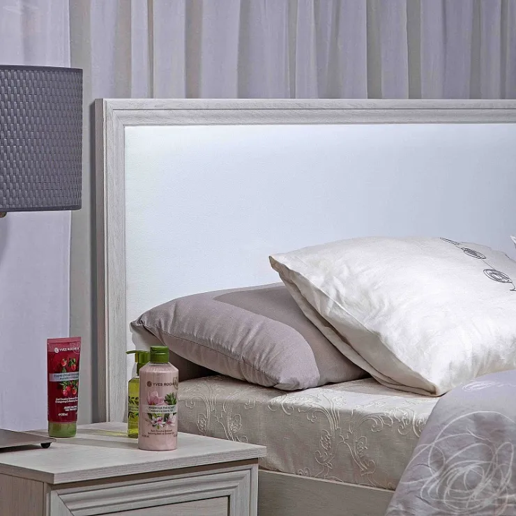 Кровать с подъемным механизмом  PAOLA 306 Люкс (1800) Ясень светлый